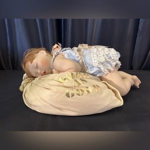"Good As Gold" Porcelain Doll by Titus Tumesco for Ashton-Drake 1997 With Box
